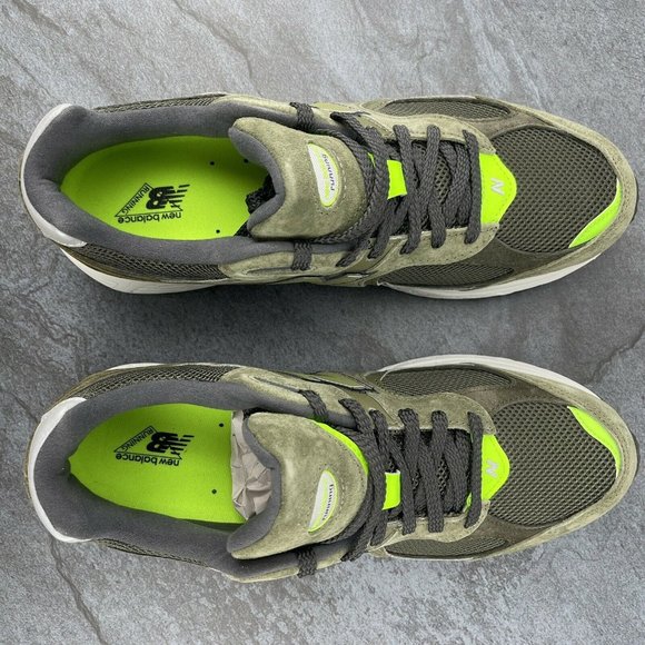 Mens New Balance Running Shoes Size 11 ML2002RG Camo Green Olive Classics NWB - Picture 10 of 12